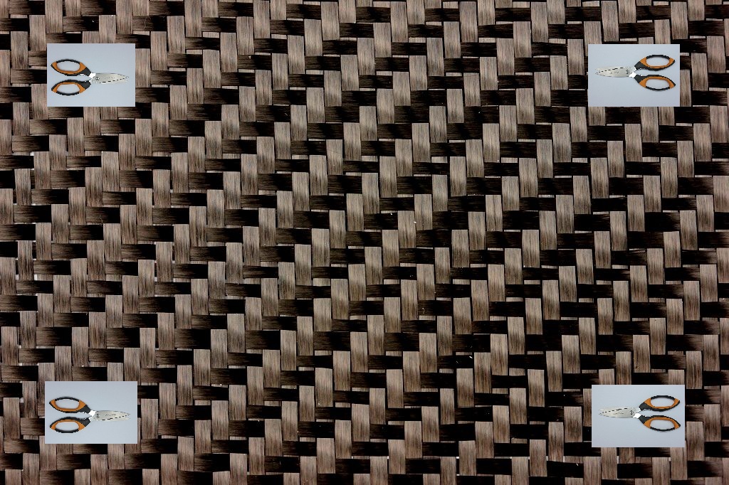 CUTLENGTH: Industrial twill carbon fabric 200 g/m2-100 cm 